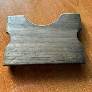 Handcrafted Wooden Credit Card Holder